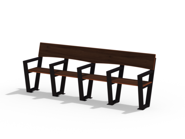 81 201 142 Camera SOLIDWORKS Viewport Seniorbenk 4 seter m/midtarmlene