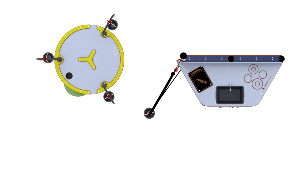 Kjøkken med kran og bord