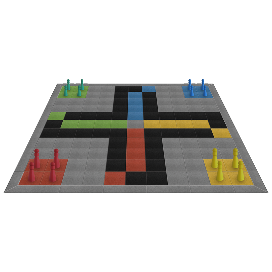 Euroflex Ludo komplett sett