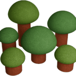 EPDM Trekrone - Ø375 mm