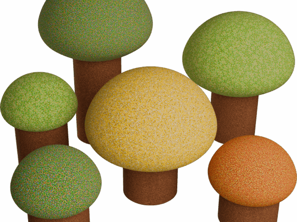 Trees Varied EPDM Trekrone - Ø595 mm