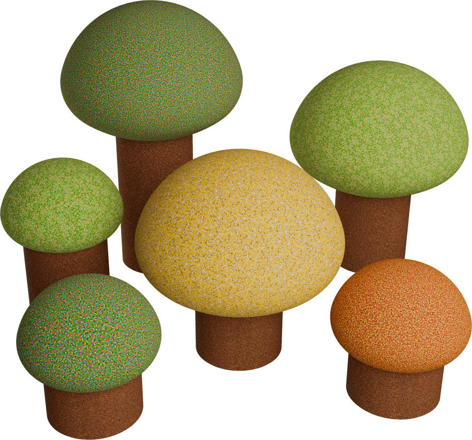 EPDM Trekrone - Ø375 mm