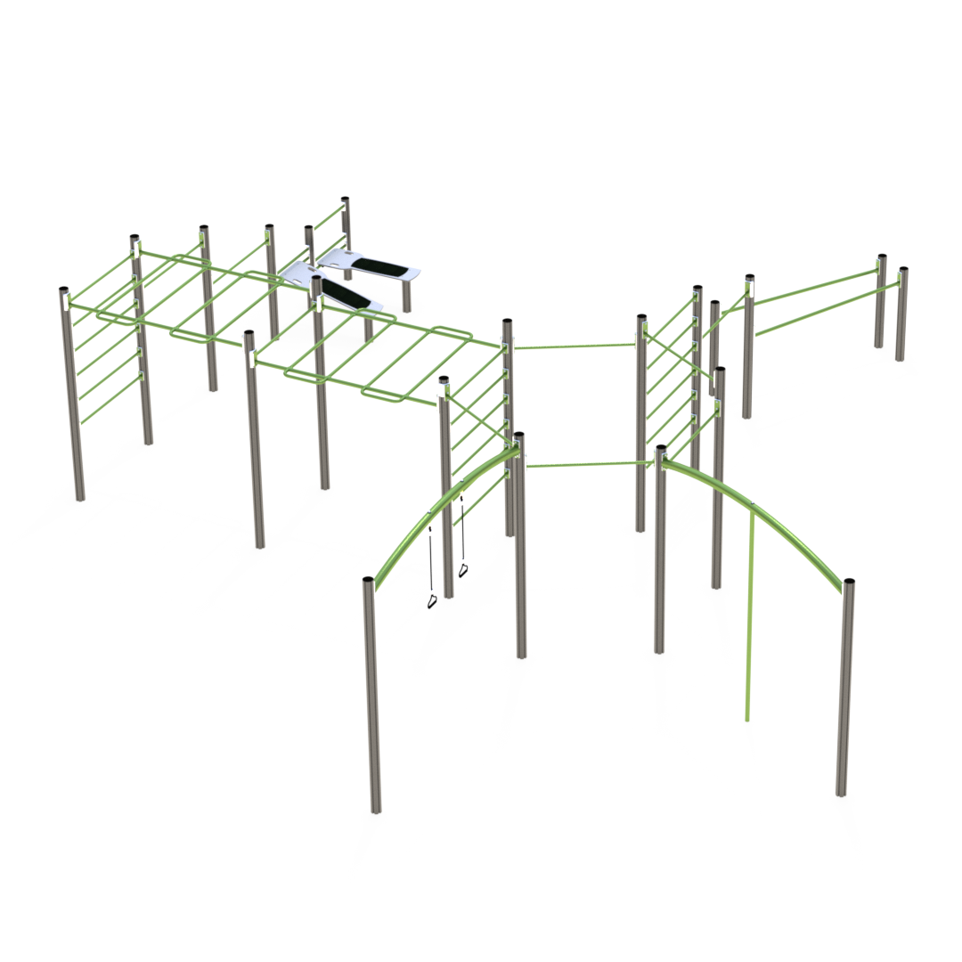 Workout set 4 fallhøyde <1,5 m