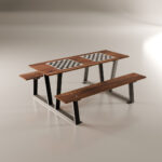 Parkbord Sjakk Søve AS Park - Piknikbord Sjakk