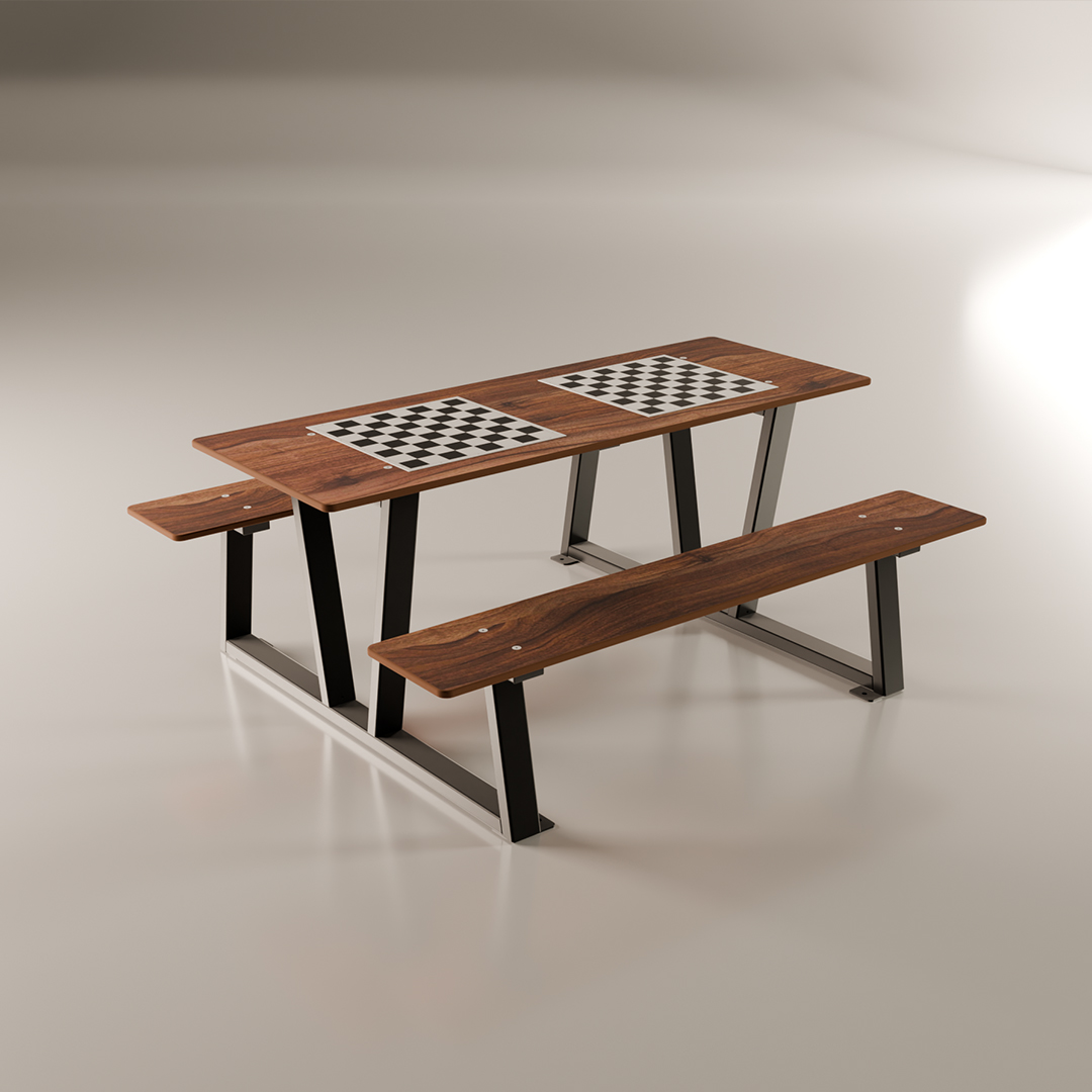 Parkbord Sjakk Søve AS Park - Piknikbord Sjakk